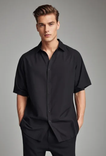 Black Oversized Shirt