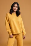 Mustard Yellow Oversized Sweatshirt