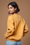 Mustard Yellow Oversized Sweatshirt